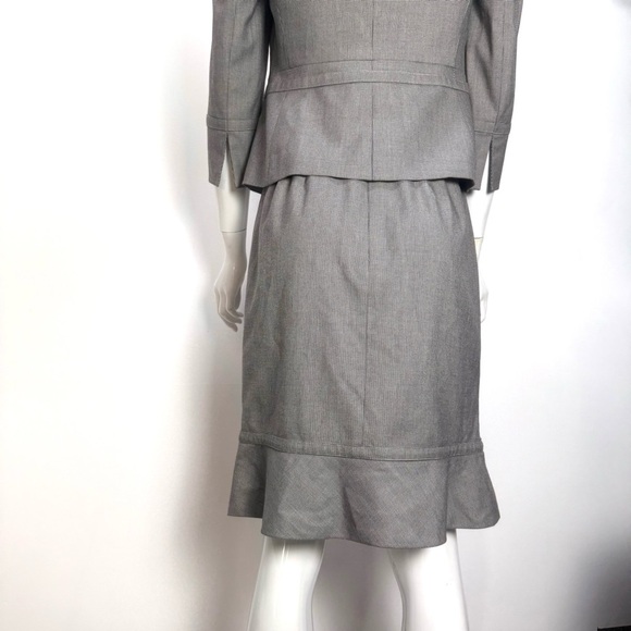 Kasper Gray Midi Skirt Suit - Picture 14 of 15